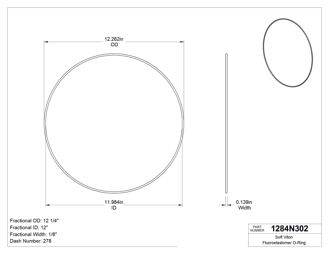 Technical drawing - 1284N302